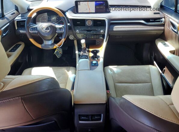 2T2ZZMCA4GC023317 2016 LEXUS RX White ხელსაწყოთა პანელის ხედი