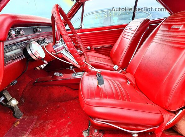 138177A181675 1967 CHEVROLET CHEVELLE Red წინა სალონის ხედი