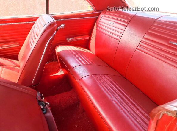 138177A181675 1967 CHEVROLET CHEVELLE Red უკანა სავარძლების ხედი