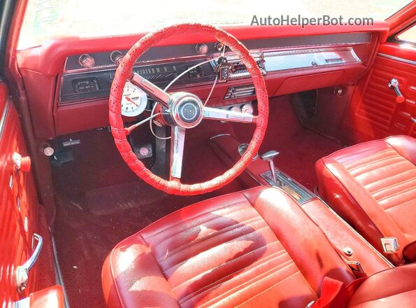 138177A181675 1967 CHEVROLET CHEVELLE Red წინა პანელის ხედი