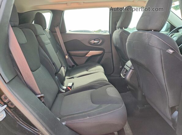 1C4PJLCB1HW613523 2017 JEEP CHEROKEE Black Engine compartment view