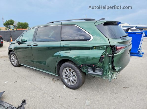 5TDYRKEC2TS300227 2026 TOYOTA SIENNA Green Rear right