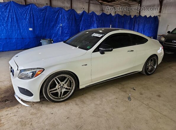 WDDWJ6EB4JF625851 2018 MERCEDES-BENZ C-CLASS White უკანა მარცხენა