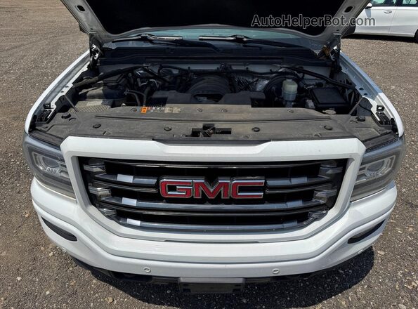 1GTV2NEC2JZ180238 2018 GMC SIERRA White Вид панелі приладів