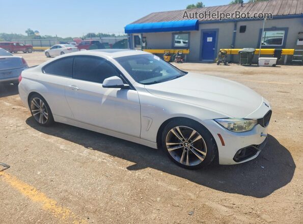 WBA3N7C51GK225750 2016 BMW 4 SERIES White Front view