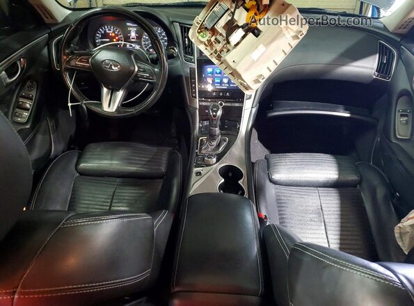 JN1EV7AP0JM361303 2018 INFINITI Q50 Silver Vista del cuadro de instrumentos