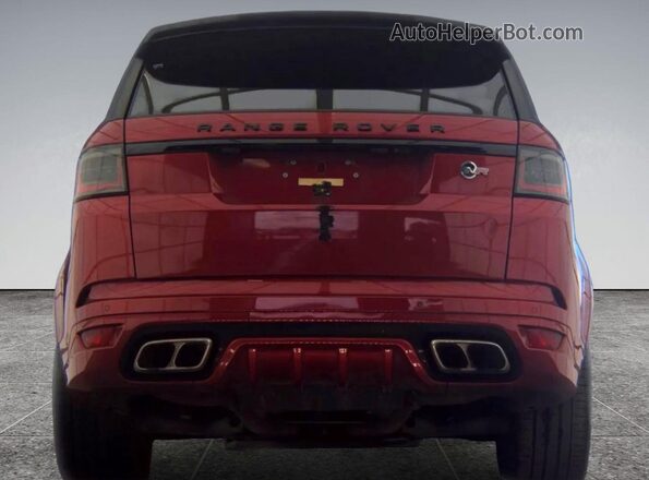 SALWZ2SE8JA191871 2018 LAND ROVER RANGE Red VIN կոդի պիտակի տեսք