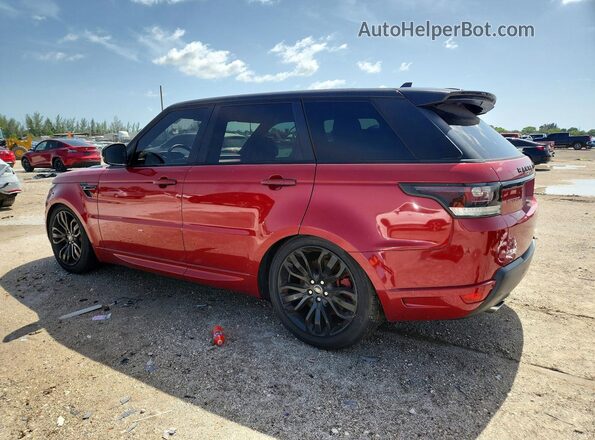 SALWS2VF5GA560655 2016 LAND ROVER RANGE Red Tył prawy