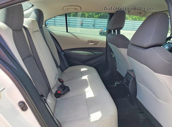5YFEPRAEXLP042895 2020 TOYOTA COROLLA White უკანა სალონის ხედი