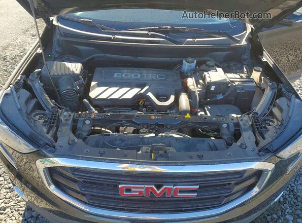 3GKALUEU2JL222689 2018 GMC TERRAIN Black Widok naklejki z numerem VIN