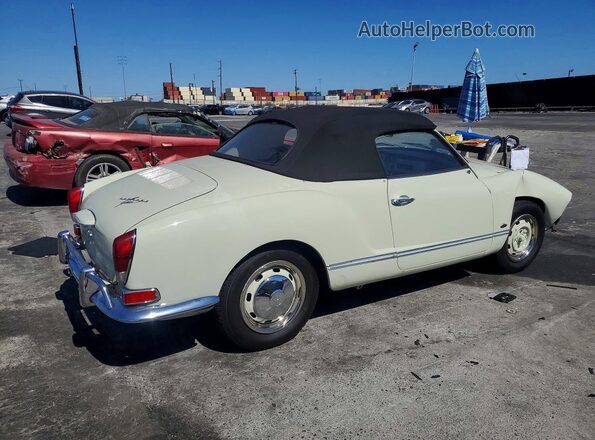 1402863664 1970 VOLKSWAGEN KARMANGHIA Бежевый Задняя правая четверть