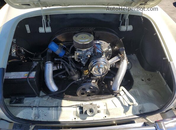 1402863664 1970 VOLKSWAGEN KARMANGHIA Бежевый Вид задней части салона