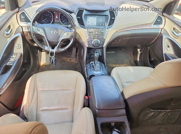 KM8SRDHFXHU220034 2017 HYUNDAI SANTA Red Vista del cuadro de instrumentos