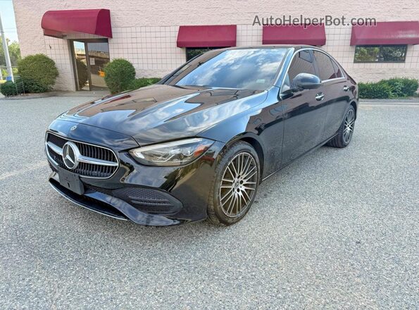W1KAF4GB0NR037334 2022 MERCEDES-BENZ C Черный Задняя левая четверть