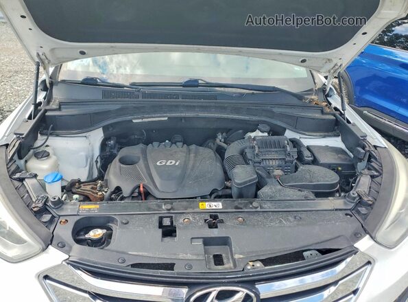 5XYZTDLB0GG328932 2016 HYUNDAI SANTA FE White VIN sticker view
