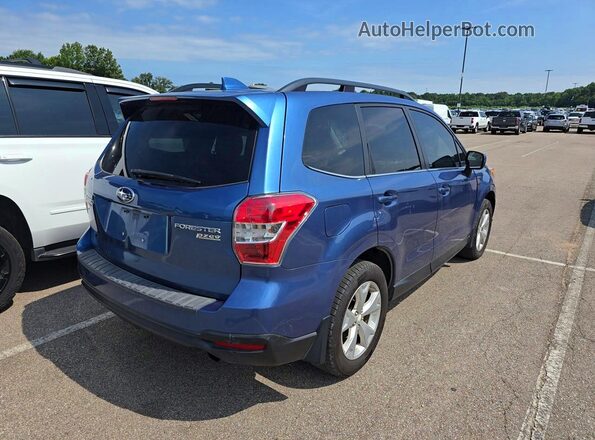 JF2SJAHC2GH490786 2016 SUBARU FORESTER Blue Widok z przodu