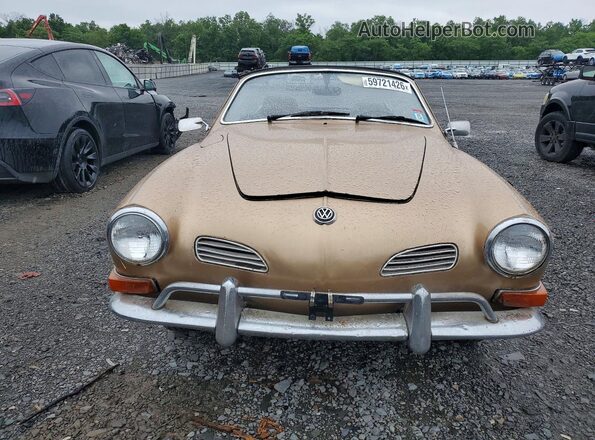 1412743791 1971 VOLKSWAGEN KARMANGHIA Gold Դիմացի տեսք
