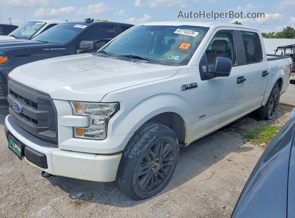 1FTEW1EG4GFB04045 2016 FORD F150 White Tył lewy