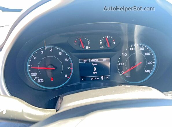 1G1ZD5ST2NF203940 2022 CHEVROLET MALIBU White Instrument cluster view