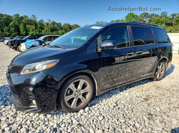 5TDXZ3DC0JS955065 2018 TOYOTA SIENNA Black Tył lewy
