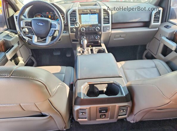 1FTEW1CP0GKF79041 2016 FORD F150 Белый Вид щитка приборов