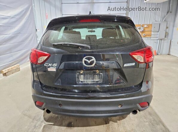 JM3KE4BY9G0630315 2016 MAZDA CX-5 Black წინა სალონის ხედი