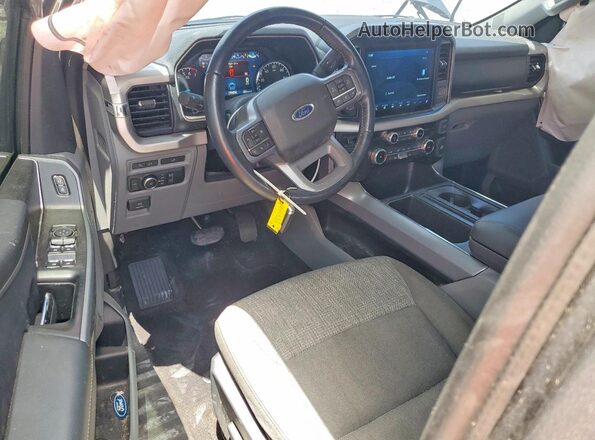 1FTFW1E87NKF23427 2022 FORD F150 Gray Widok zestawu wskaźników