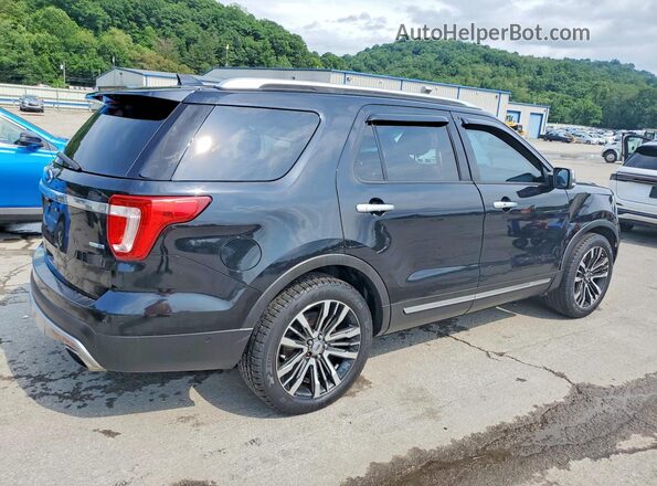 1FM5K8HT1GGD22883 2016 FORD EXPLORER Black Front right
