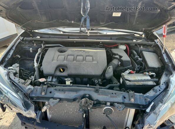 2T1BURHE4KC163020 2019 TOYOTA COROLLA Синий Вид подкапотного пространства