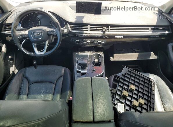 WA1LAAF79HD003482 2017 AUDI Q7 White Вид щитка приладів