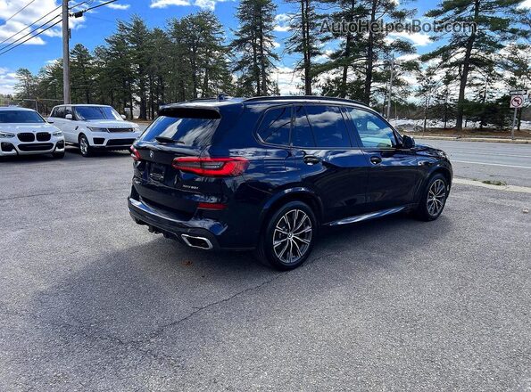 5UXJU2C51KLN64669 2019 BMW X5 Blue Դիմացի տեսք