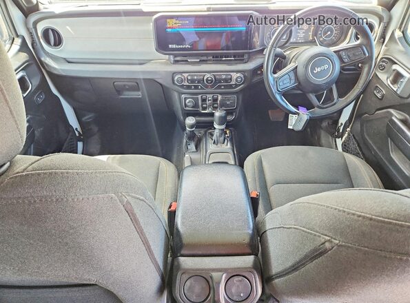 1C4PJXKN9RW178559 2024 JEEP WRANGLER White Vista del cuadro de instrumentos