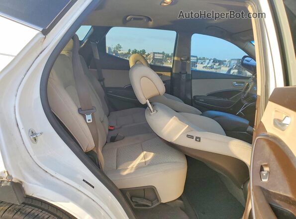 5NMZT3LB7HH033604 2017 HYUNDAI SANTA White ძრავის განყოფილების ხედი
