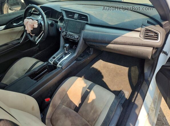 2HGFC3B34JH353687 2018 HONDA CIVIC White Սարքավորումների վահանակի տեսք