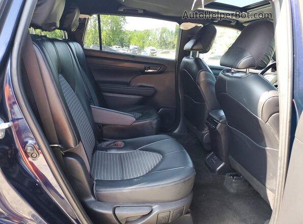 5TDKDRBH0PS512837 2023 TOYOTA HIGHLANDER Black ძრავის განყოფილების ხედი