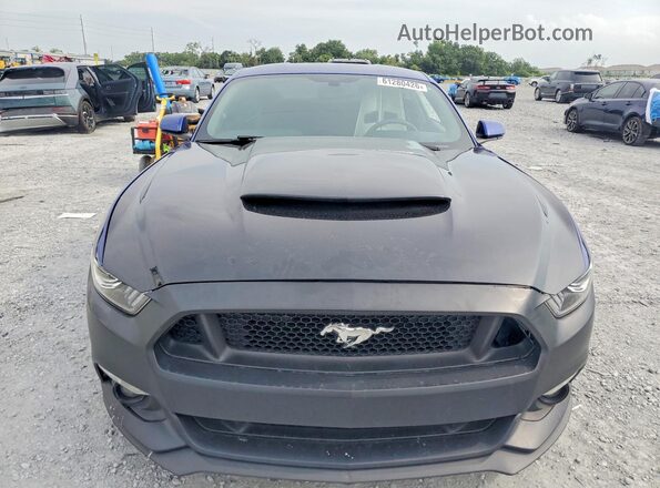 1FA6P8CF2G5321805 2016 FORD MUSTANG Blue Вид ззаду