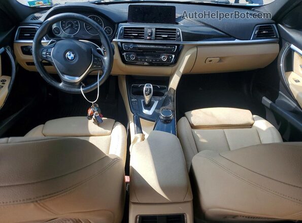 WBA8D9C58JEM32467 2018 BMW 3 SERIES Синий Вид щитка приборов