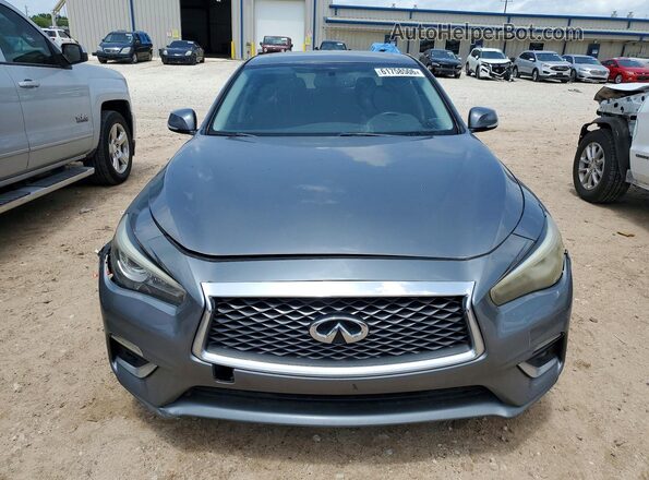 JN1EV7AP3JM357844 2018 INFINITI Q50 Gray Հետևի տեսք