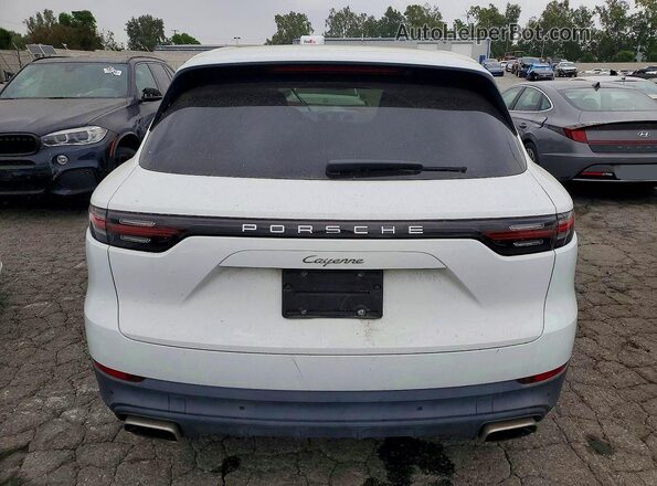 WP1AA2AY1KDA10970 2019 PORSCHE CAYENNE White Vista interior delantera
