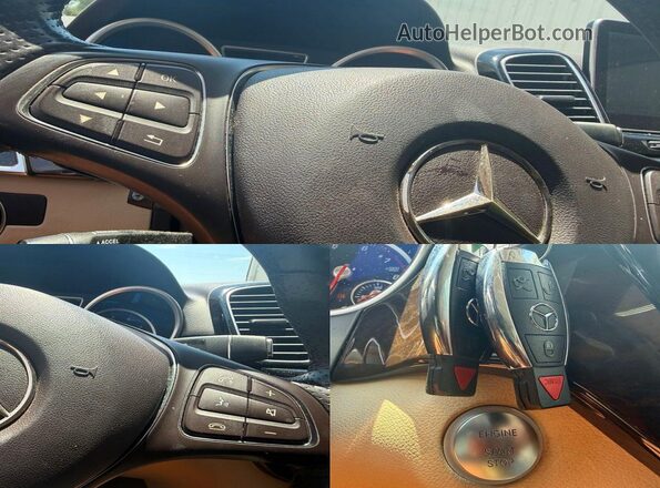 4JGDA5HB1GA686616 2016 MERCEDES-BENZ GLE-CLASS White Engine compartment view