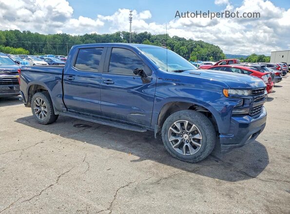 1GCUYEET2MZ264199 2021 CHEVROLET SILVERADO Blue წინა ხედი
