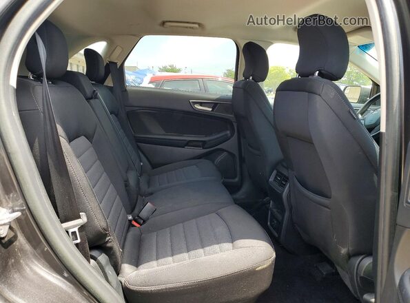 2FMPK4G98HBB79043 2017 FORD EDGE Gray Engine compartment view
