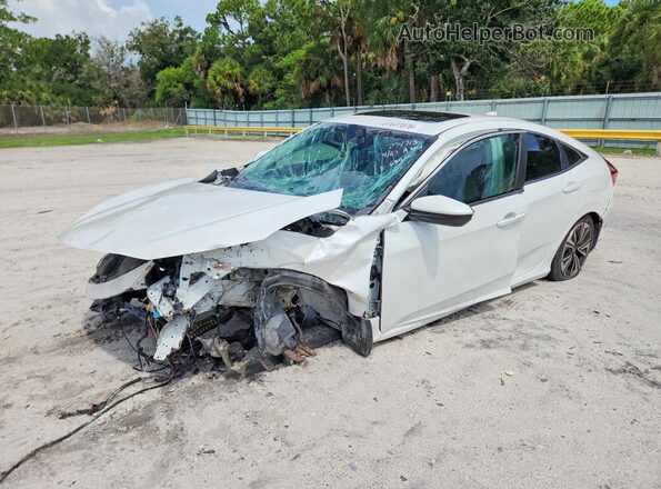2HGFC1F3XGH659705 2016 HONDA CIVIC White Задня ліва чверть