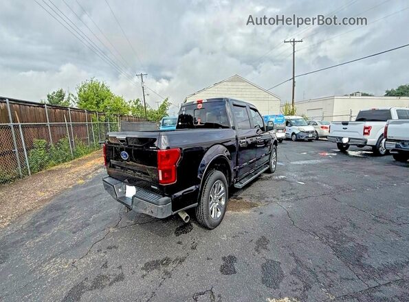 1FTEW1C46KFB58299 2019 FORD F150 Черный Вид спереди