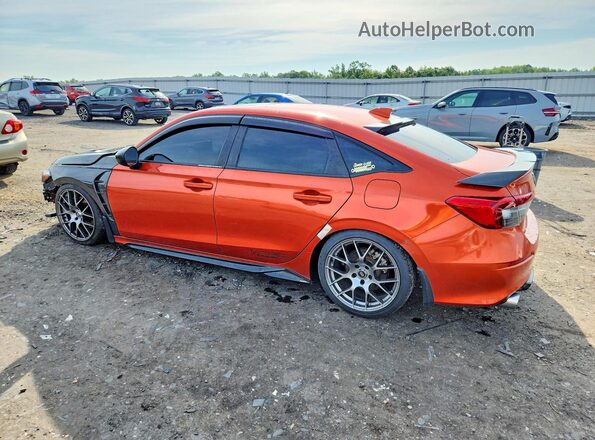2HGFE1E57NH476787 2022 HONDA CIVIC Orange უკანა მარჯვენა