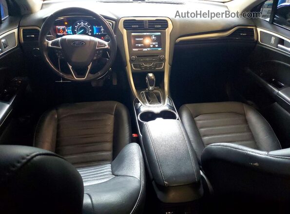 3FA6P0HD5GR176880 2016 FORD FUSION Black Widok zestawu wskaźników