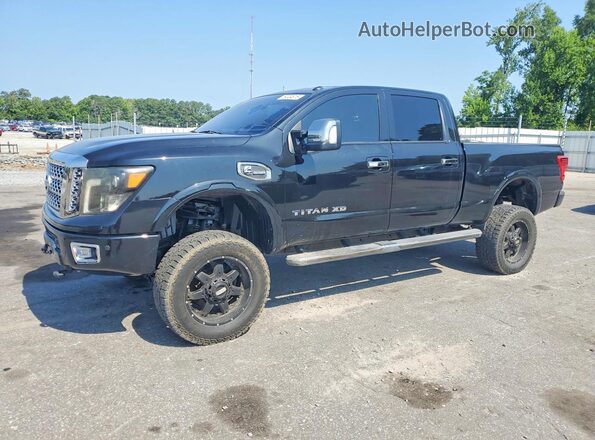 1N6BA1F43GN504073 2016 NISSAN TITAN Черный Задняя левая четверть