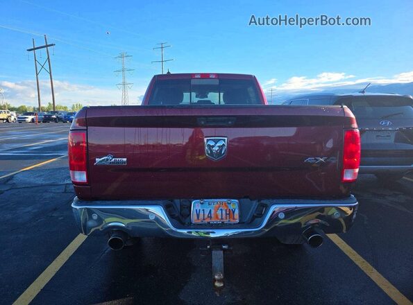 1C6RR7TT2GS218443 2016 RAM 1500 Red Vista de la etiqueta del VIN