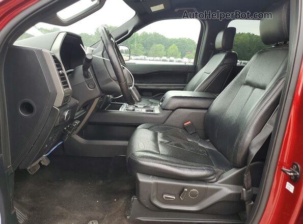 1FMJU1HTXJEA40356 2018 FORD EXPEDITION Red Dashboard view