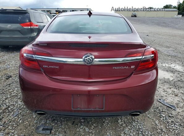 2G4GR5GX5H9163115 2017 BUICK REGAL Maroon Front interior view